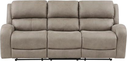 84.5 Inch Brown Recliner Couch Living Sofa Home Theater