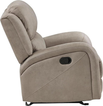 84.5 Inch Brown Recliner Couch Living Sofa Home Theater
