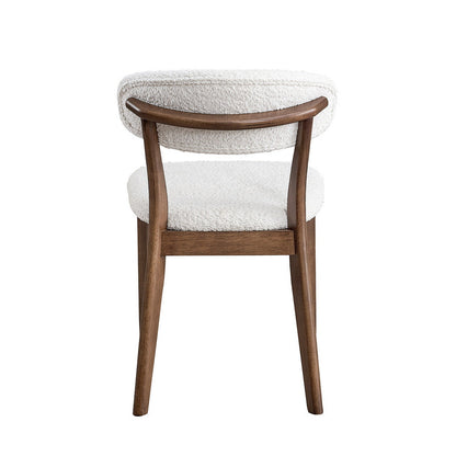 ACTU Scandinavian Dining Table Set with Upholstered Chairs for Small Spaces (Seats 4–6)
