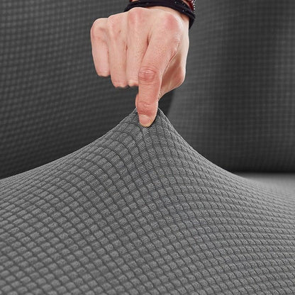 Elastic Waterproof Sofa Cover Plain Color Stretch Sofa Covers for Living Room Slipcover Couch Cover Furniture Protector Sofa Covers Non Slip Sofa Slipcovers with Elastic Hem Living Room Furniture Protector