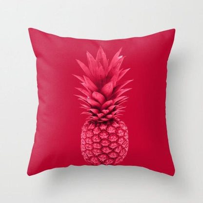 New Creative Red Cushion Case Hot Modern Home Outdoor Decorative Geometry Square Pillow Case Decorative Pillows Case Sofa Couch Seat Polyester Pillows Covers 45x45CM